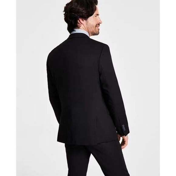 Kenneth Cole Reaction Men's Black Techni-Cole Clooney Slim Fit Blazer Size 40S - Picture 2 of 6